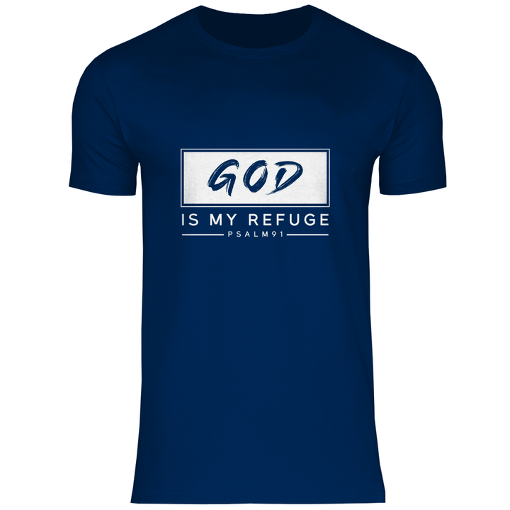 Gott ist meine Zuflucht - Herren T - Shirt - Textilzauber