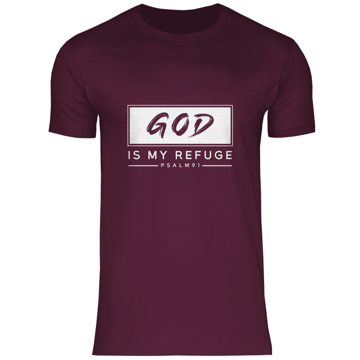 Gott ist meine Zuflucht - Herren T - Shirt - Textilzauber