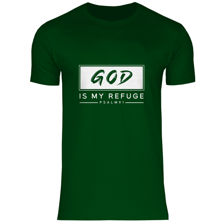 Gott ist meine Zuflucht - Herren T - Shirt - Textilzauber