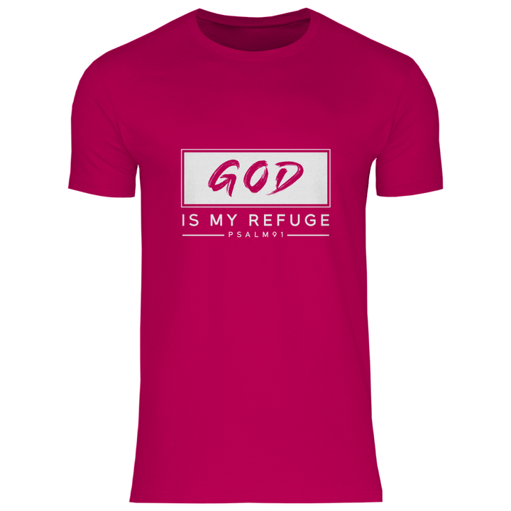 Gott ist meine Zuflucht - Herren T - Shirt - Textilzauber