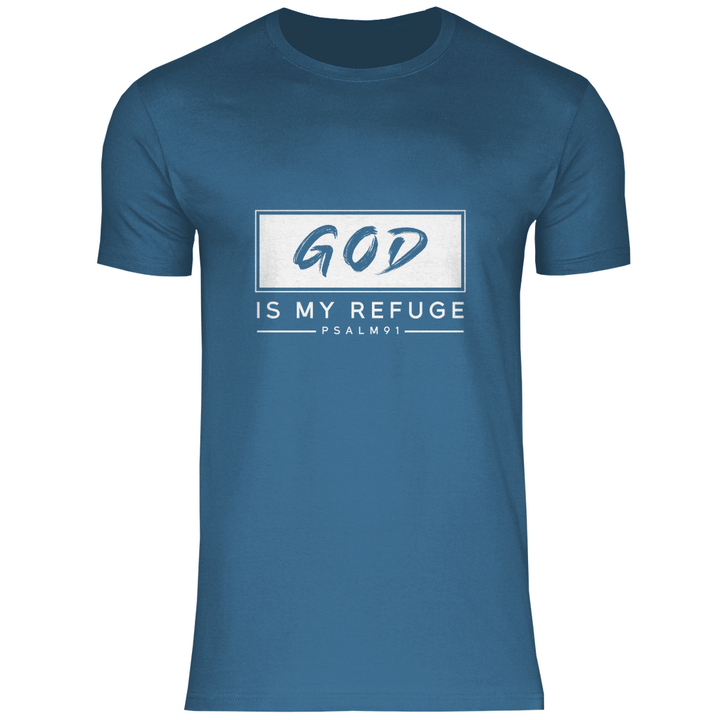 Gott ist meine Zuflucht - Herren T - Shirt - Textilzauber