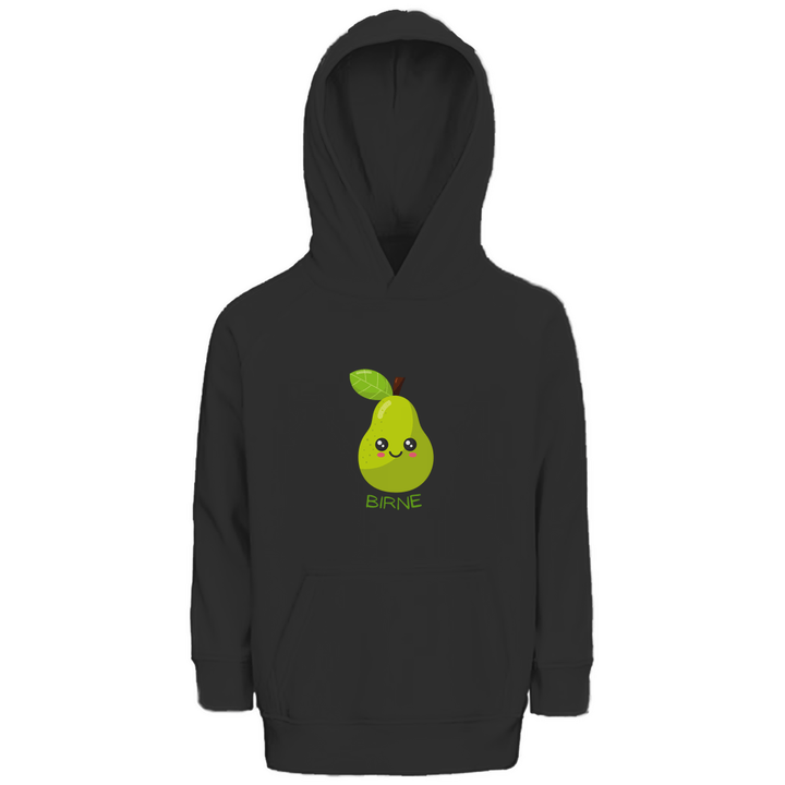 Grinsebirne - Premium Bio Kinderhoodie - Textilzauber