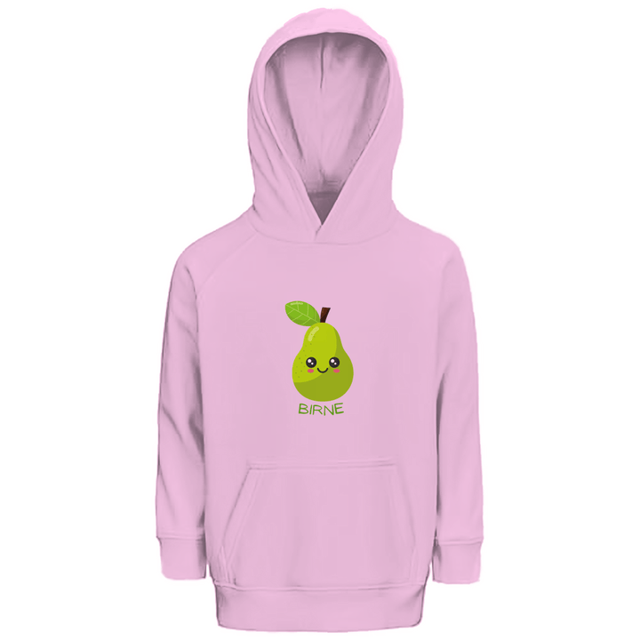 Grinsebirne - Premium Bio Kinderhoodie - Textilzauber
