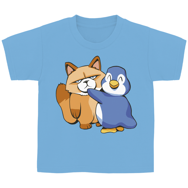 Grumpy Cat mit Pinguin Kinder T - Shirt - Textilzauber