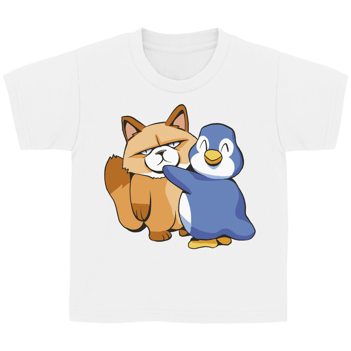 Grumpy Cat mit Pinguin Kinder T - Shirt - Textilzauber