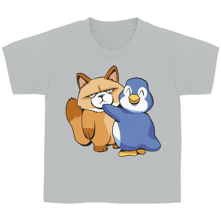 Grumpy Cat mit Pinguin Kinder T - Shirt - Textilzauber