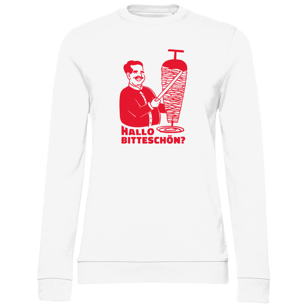 Hallo Bitteschön - Damen Sweatshirt - Textilzauber