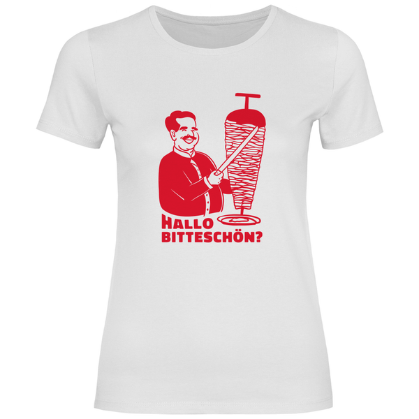 Hallo Bitteschön - Damen T - Shirt - Textilzauber