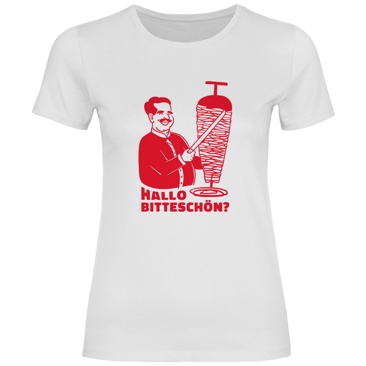 Hallo Bitteschön - Damen T - Shirt - Textilzauber