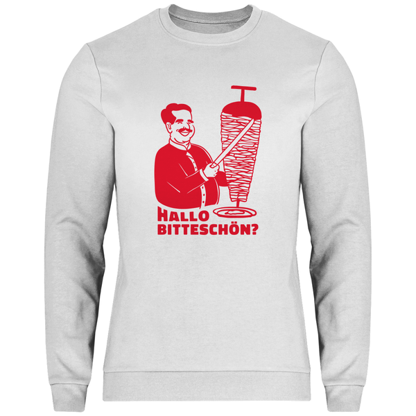 Hallo Bitteschön - Herren Sweatshirt - Textilzauber