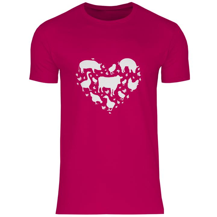 Herz für Tiere - Herren T - Shirt - Textilzauber