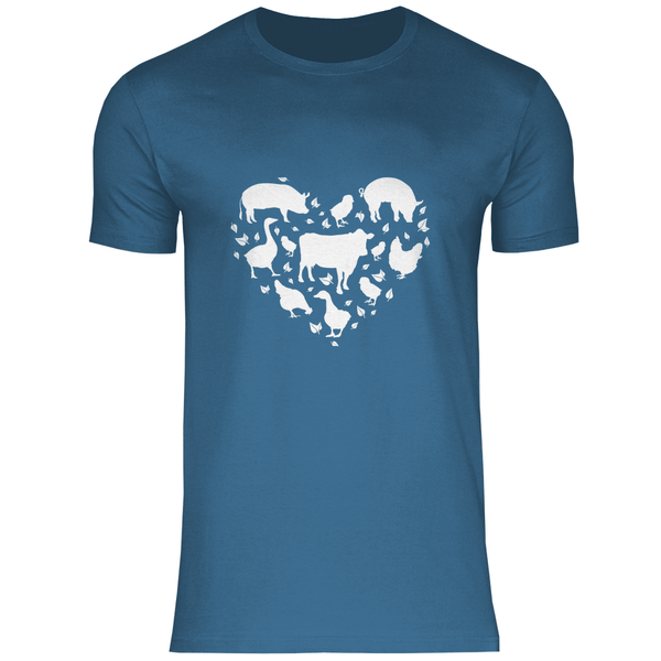 Herz für Tiere - Herren T - Shirt - Textilzauber