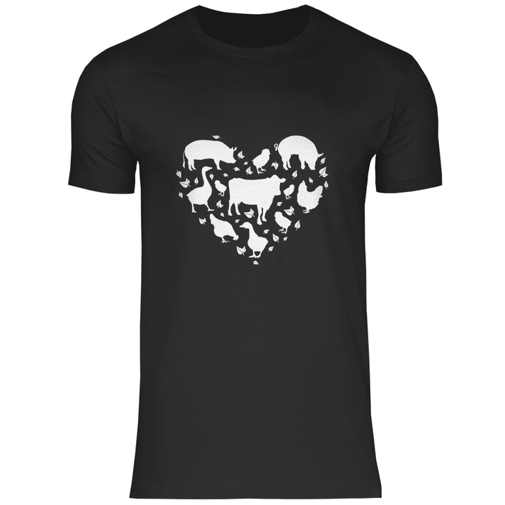 Herz für Tiere - Herren T - Shirt - Textilzauber