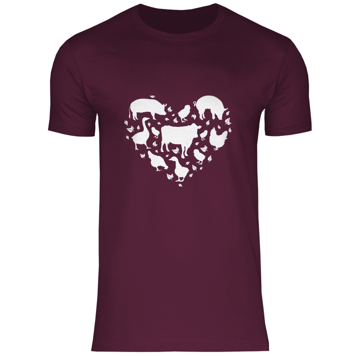 Herz für Tiere - Herren T - Shirt - Textilzauber