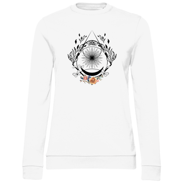 Himmelsphasen - Damen Sweatshirt - Textilzauber