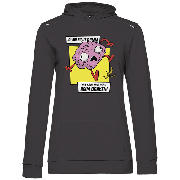 Hirn auf Abwegen - Damen Hoodie - Textilzauber