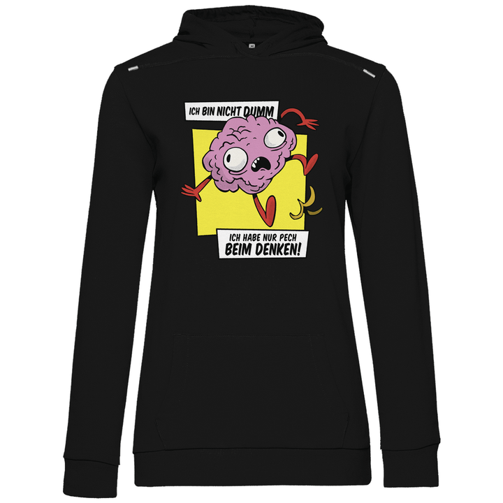 Hirn auf Abwegen - Damen Hoodie - Textilzauber