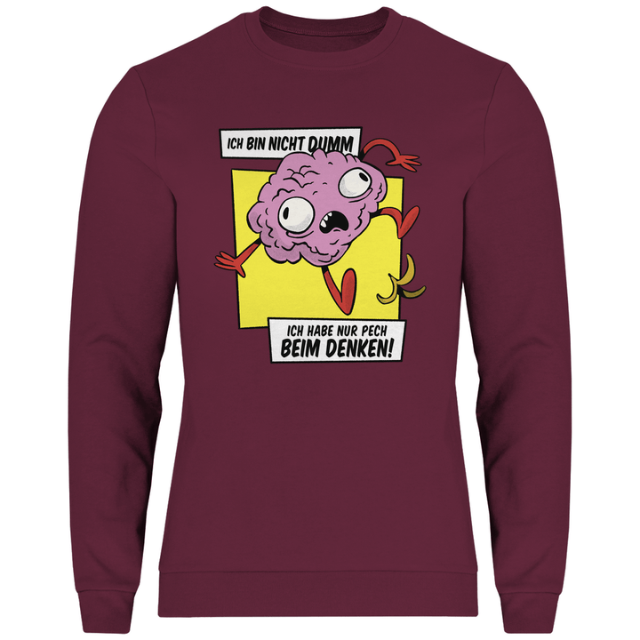 Hirn auf Abwegen - Herren Sweatshirt - Textilzauber
