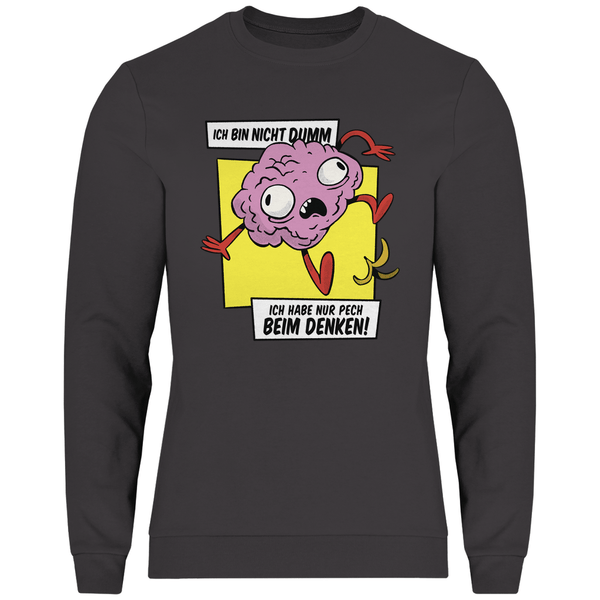 Hirn auf Abwegen - Herren Sweatshirt - Textilzauber