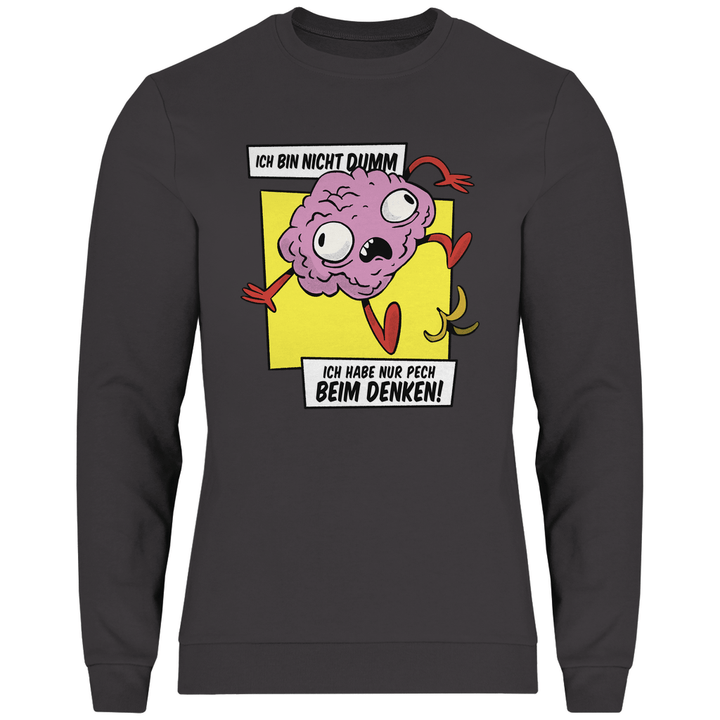 Hirn auf Abwegen - Herren Sweatshirt - Textilzauber