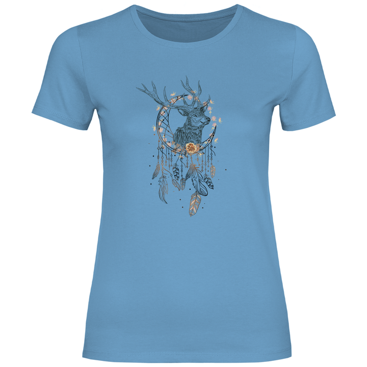 Hirsch Traumfänger - Damen T - Shirt - Textilzauber