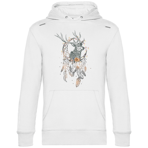 Hirsch Traumfänger - Herren Hoodie - Textilzauber