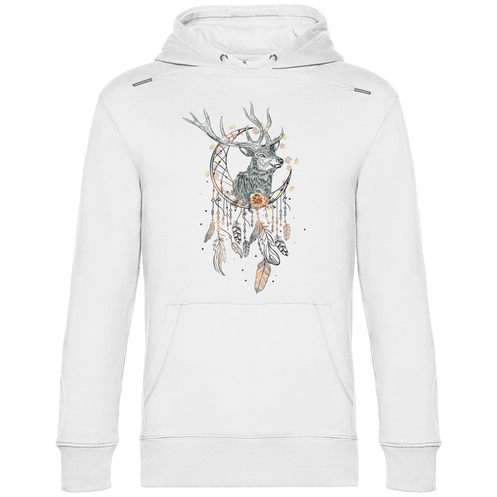Hirsch Traumfänger - Herren Hoodie - Textilzauber