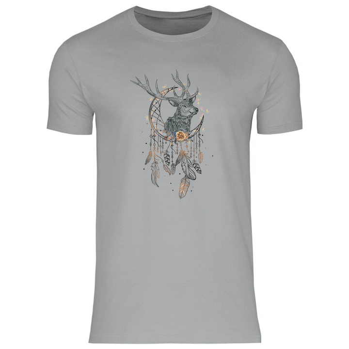 Hirsch Traumfänger - Herren T - Shirt - Textilzauber