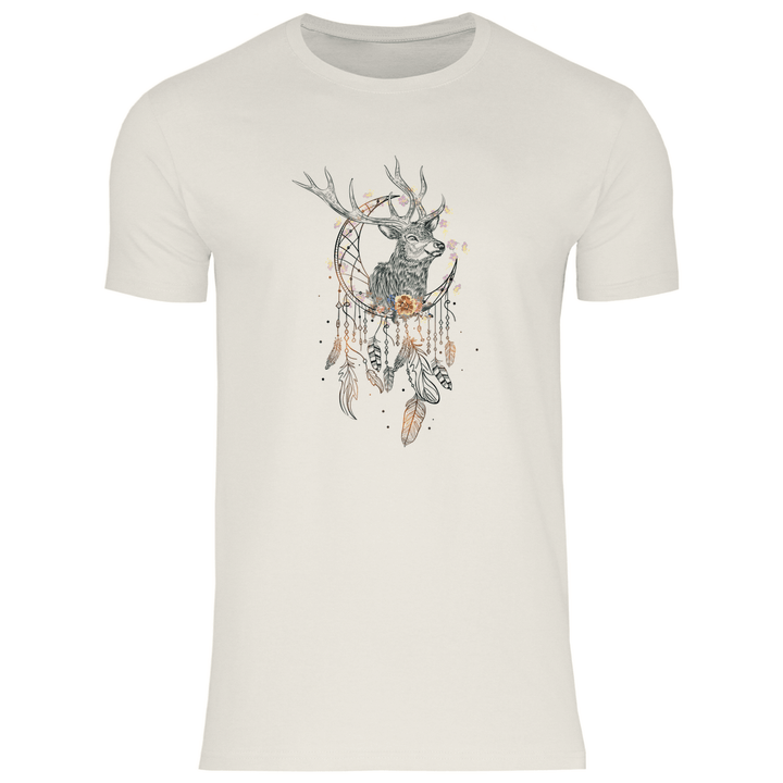 Hirsch Traumfänger - Herren T - Shirt - Textilzauber