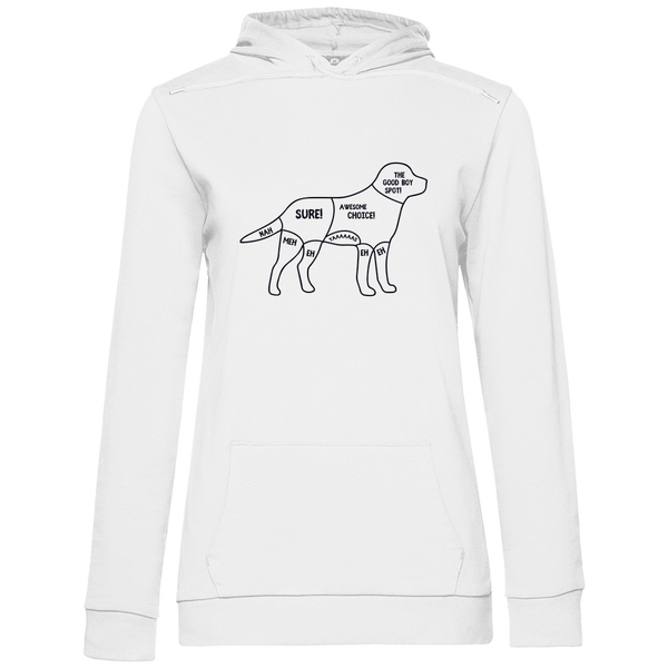 Hunde - Streicheln - Guide - Damen Hoodie - Textilzauber