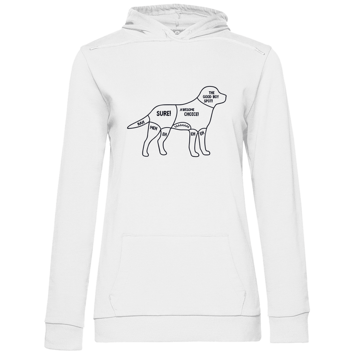 Hunde - Streicheln - Guide - Damen Hoodie - Textilzauber