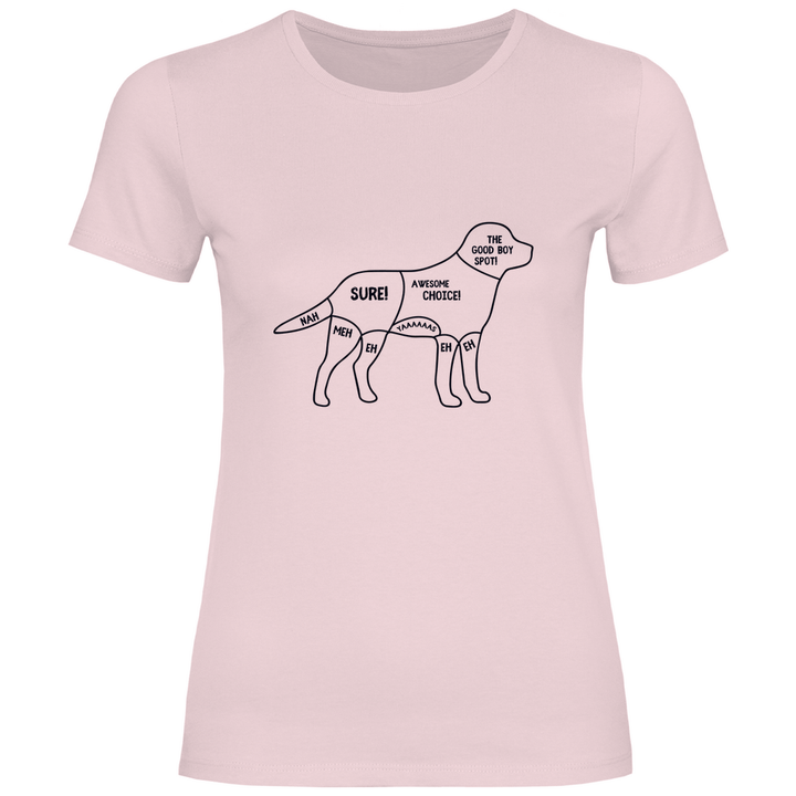 Hunde - Streicheln - Guide - Damen T - Shirt - Textilzauber