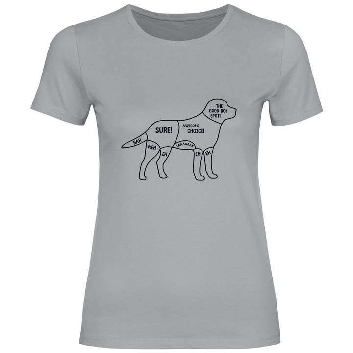 Hunde - Streicheln - Guide - Damen T - Shirt - Textilzauber