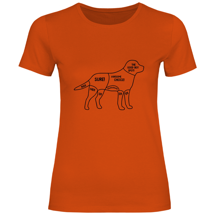 Hunde - Streicheln - Guide - Damen T - Shirt - Textilzauber