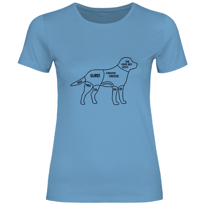Hunde - Streicheln - Guide - Damen T - Shirt - Textilzauber
