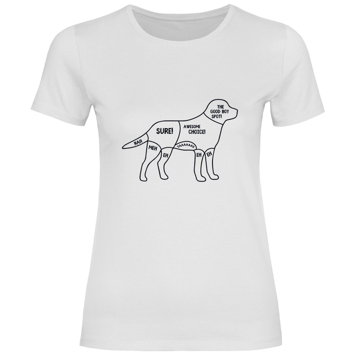 Hunde - Streicheln - Guide - Damen T - Shirt - Textilzauber