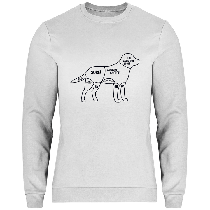 Hunde - Streicheln - Guide - Herren Sweatshirt - Textilzauber
