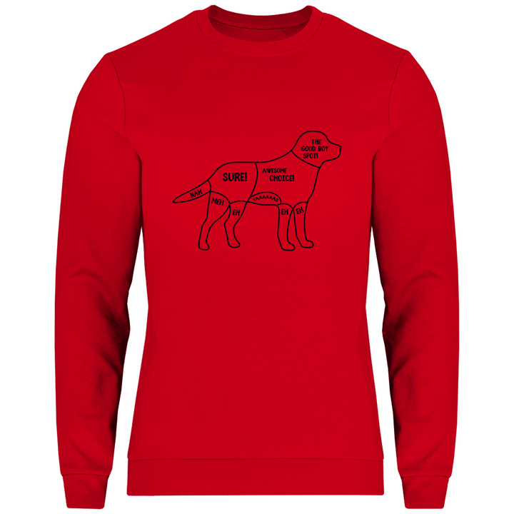 Hunde - Streicheln - Guide - Herren Sweatshirt - Textilzauber