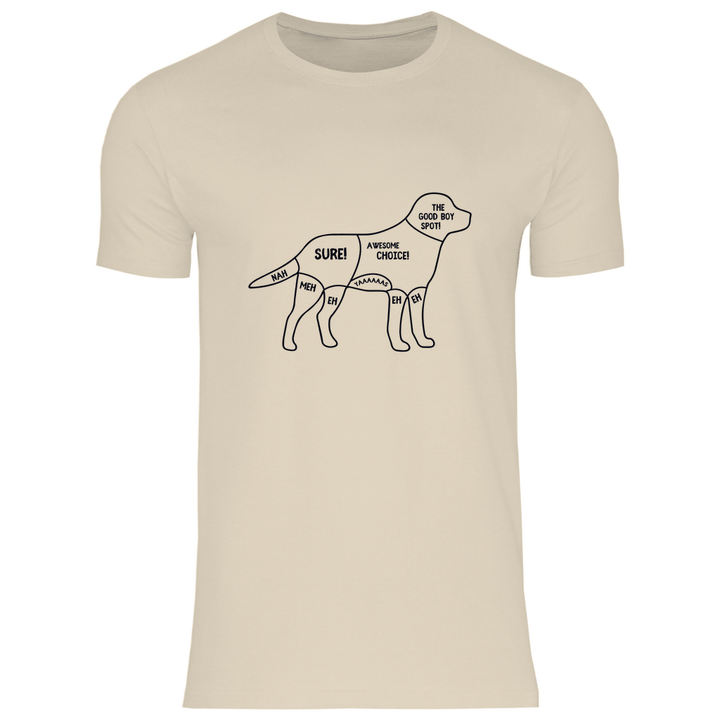 Hunde - Streicheln - Guide - Herren T - Shirt - Textilzauber