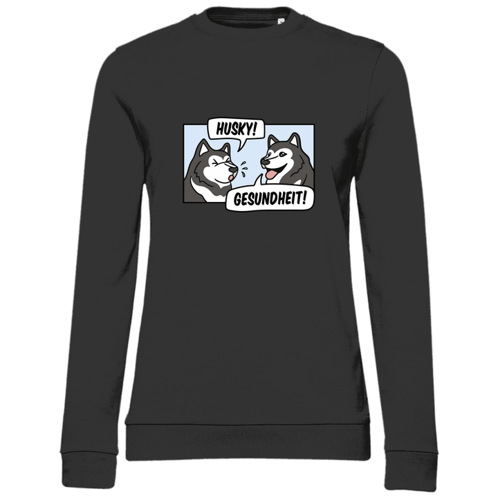 Husky Gesundheit - Damen Sweatshirt - Textilzauber