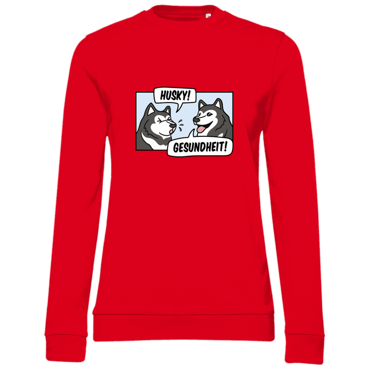 Husky Gesundheit - Damen Sweatshirt - Textilzauber