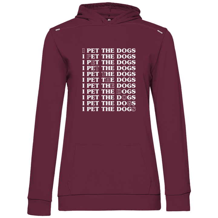 I Pet The Dogs - Damen Hoodie - Textilzauber