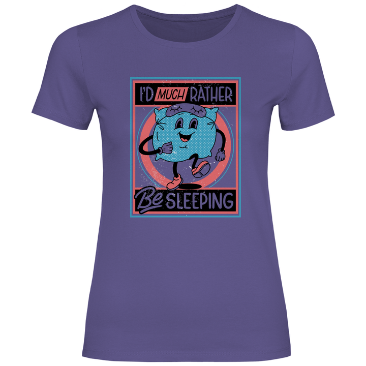 I'd Much Rather Be Sleeping - Damen T - Shirt - Textilzauber