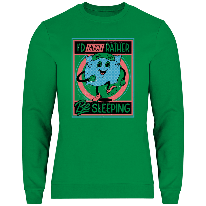 I'd Much Rather Be Sleeping - Herren Sweatshirt - Textilzauber
