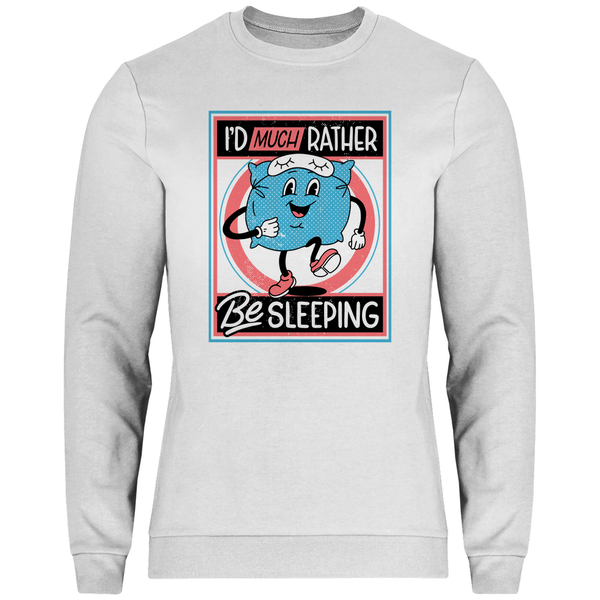 I'd Much Rather Be Sleeping - Herren Sweatshirt - Textilzauber