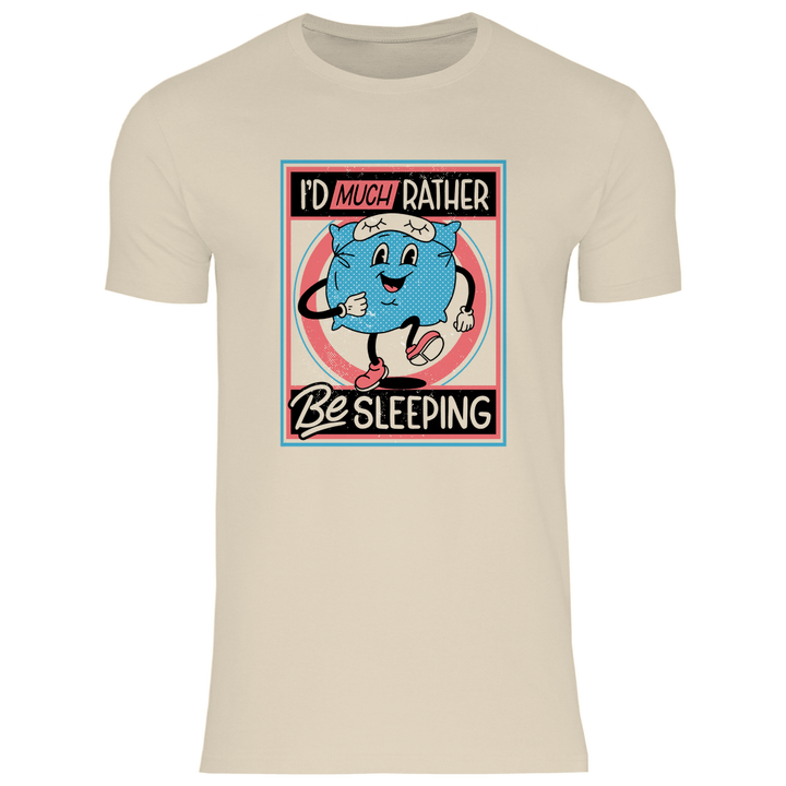 I'd Much Rather Be Sleeping - Herren T - Shirt - Textilzauber