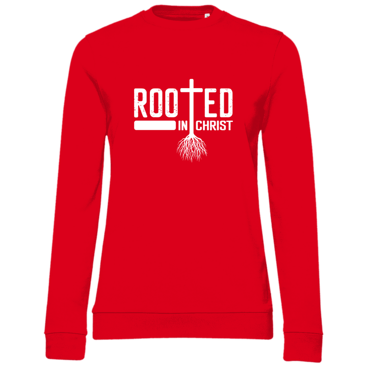In Christus verwurzelt - Damen Sweatshirt - Textilzauber