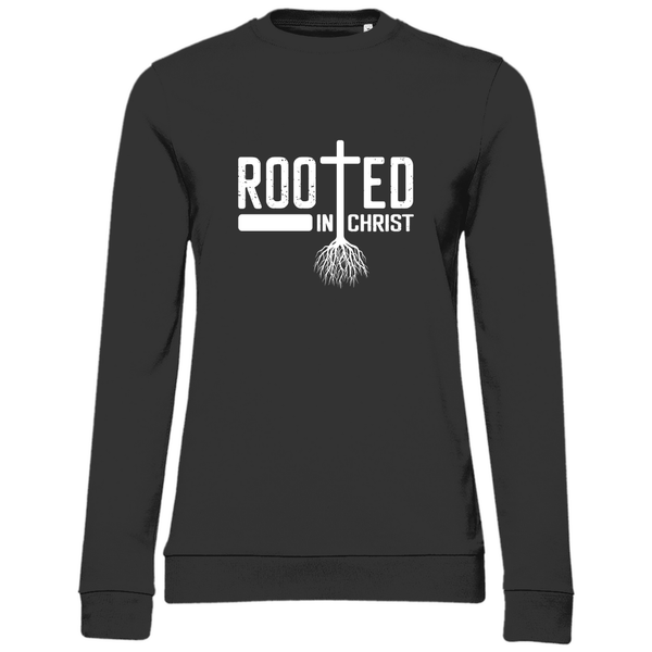 In Christus verwurzelt - Damen Sweatshirt - Textilzauber