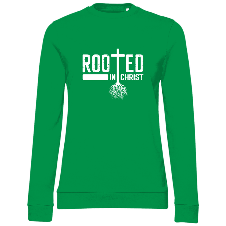 In Christus verwurzelt - Damen Sweatshirt - Textilzauber