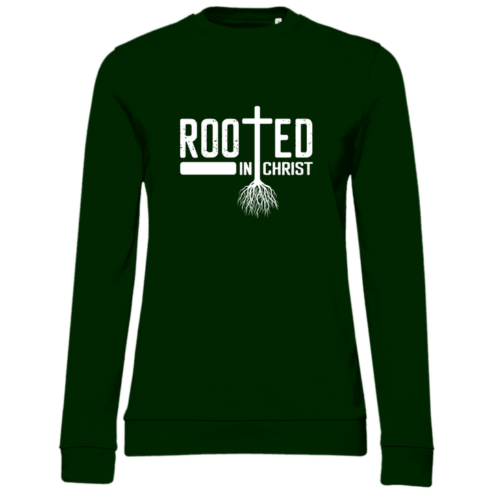 In Christus verwurzelt - Damen Sweatshirt - Textilzauber